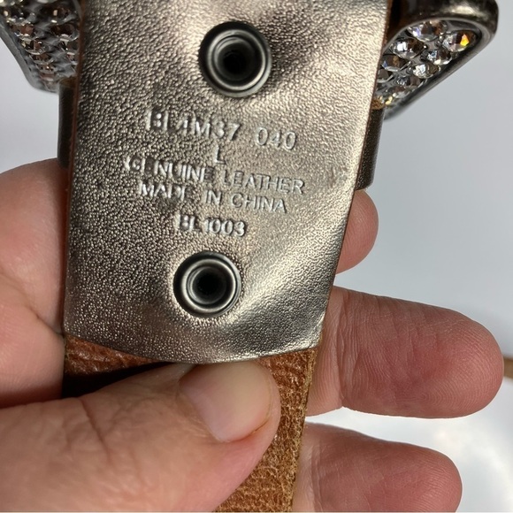 Miss Me studded leather belt size large - Picture 9 of 9